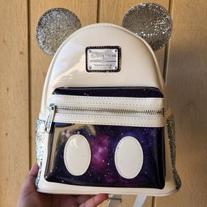 Loungefly Space Mountain Mickey's Main Attraction Mini Backpack